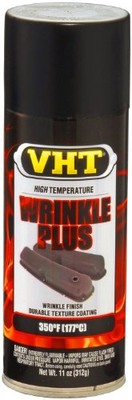 VHT Wrinkle Plus High Temp Spray Paint 66 Fl Oz Durable Black Custom Finish