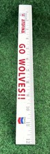 Vintage Chevron ATOFINA 12-Inch Advertising Ruler – GO WOLVES!! – Made in USA