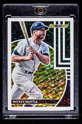 Mickey Mantle RARE BLACK GOLD FOIL INVESTMENT CARD New York Yankees SP MVP HOF