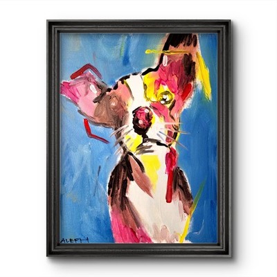 Aleph Original Art 14x11 Abstract Expressionist Original Painting Canvas