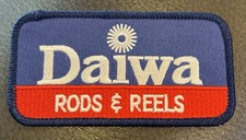 Daiwa Rods And Reels Fishing Lures Vintage Style Retro Iron Sew On Patch Cap Hat