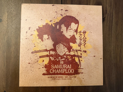 SAMURAI CHAMPLOO THE WAY OF THE SAMURA 3XLP VINYL PURPLE ANIME AMPLE SOUL A