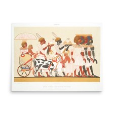 �mile Prisse d'Avennes Ethiopian Princess Arrival at Thebes Art Egyptian