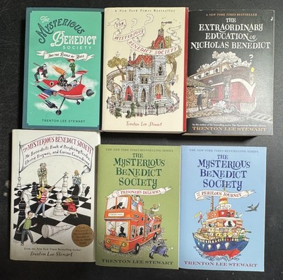 Complete Series Set MYSTERIOUS BENEDICT SOCIETY 1-6 Trenton Lee