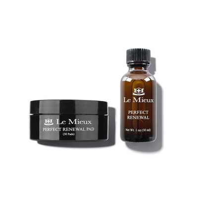 Perfect Renewal Set - Gentle Peel for Face with Mandelic Acid, Hyaluronic Aci...