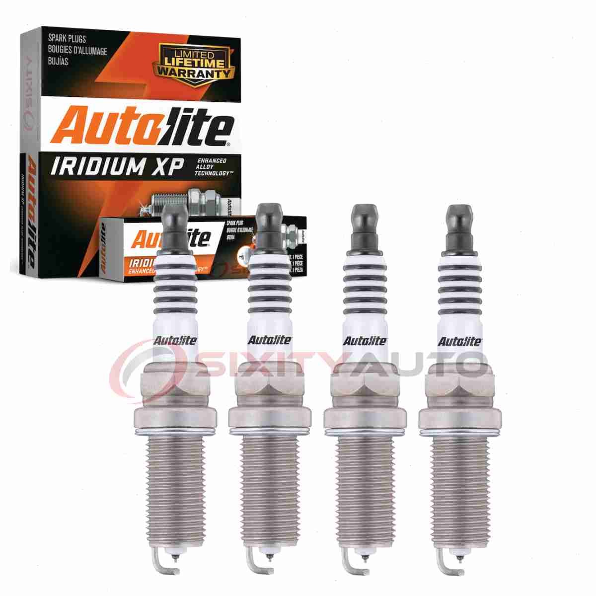 4 pc Autolite Iridium XP Spark Plugs for 2004-2013 Subaru Forester Ignition fh
