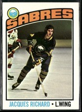 1976-77 Topps Jacques Richard #8 Buffalo Sabres