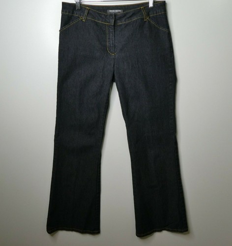 Bisou Bisou Jeans Women's Size 10 Mid Rise Bootcut Dark Wash Blue Denim |  eBay