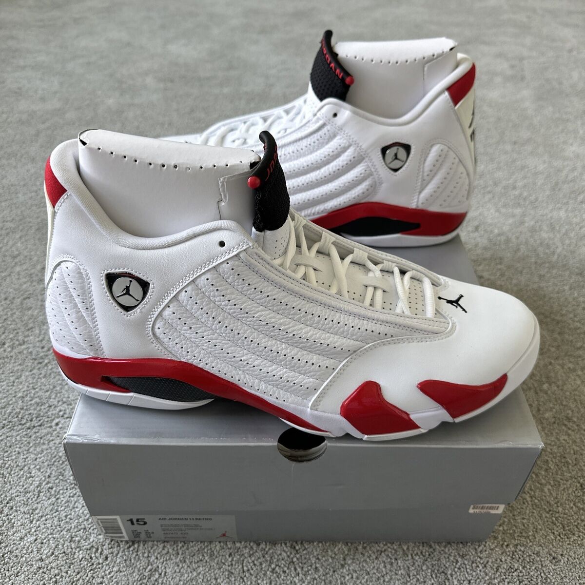 Nike Air Jordan Retro 14 XIV Rip Hamilton Candy Cane OG Size Nike Air Jordan Retro 14 XIV Rip Hamilton Candy Cane OG Size