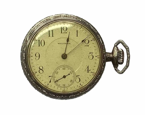 Antique American Waltham 17 Jewels Pocket Watch Serial 7508634 Scepter BM 246