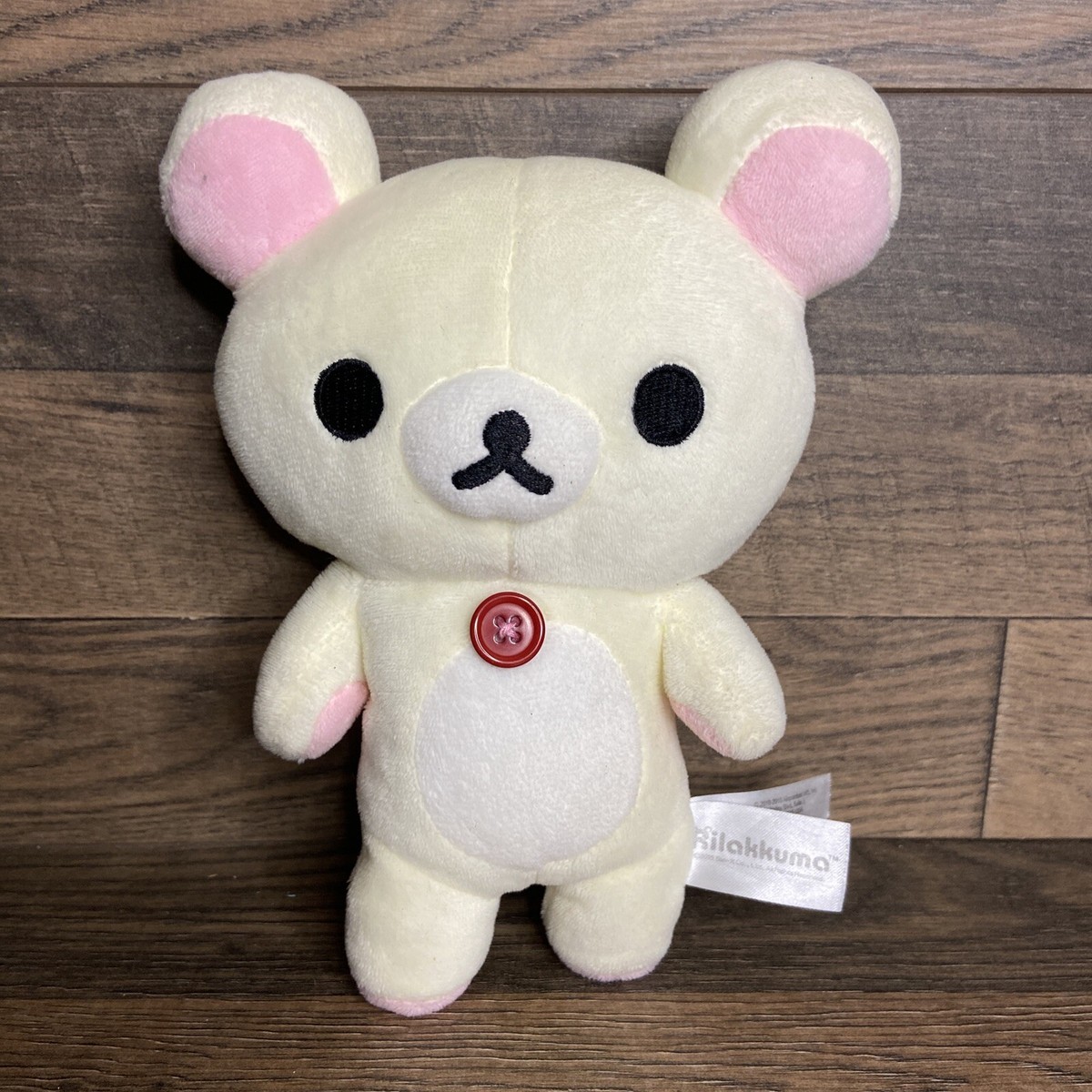 Rilakkuma Korilakkuma yellow Plush Bear Anime San-X 2017 red