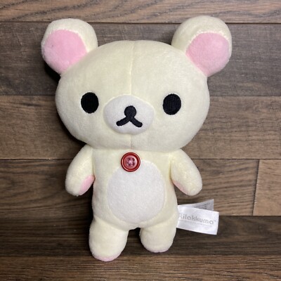 Rilakkuma Korilakkuma yellow Plush Bear Anime San-X 2017 red