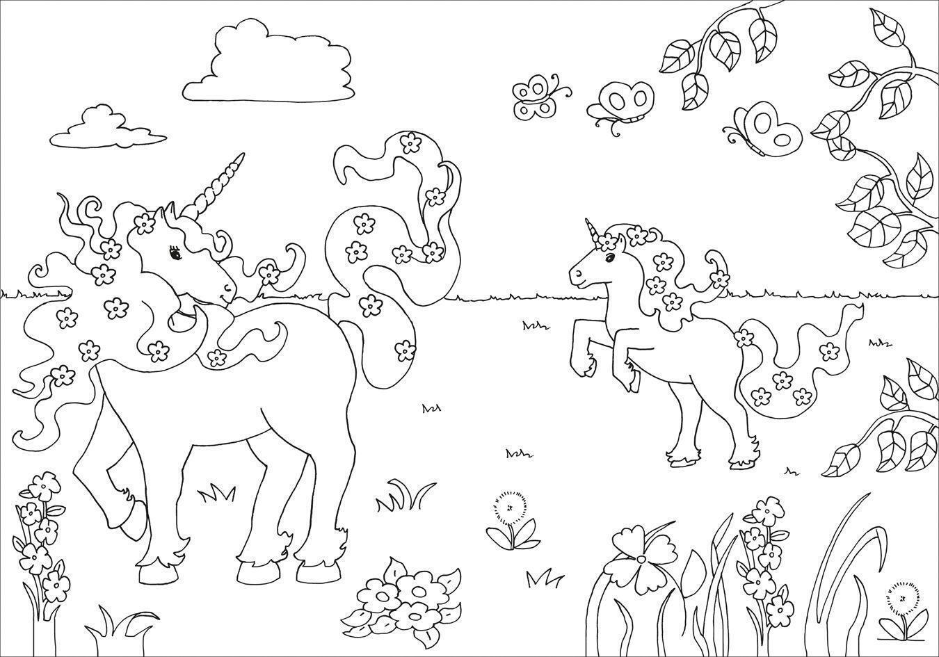 Thumbnail - Silke Neubert | Glitzer-stickr-malbuch. Einhörner | Broschüre |