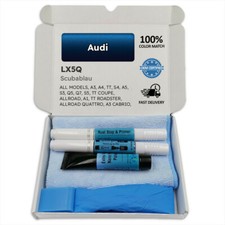 Lackstift für Audi Blau SCUBABLAU LX5Q A3 A4 TT S4 A5 S3 Q5 Q7 S5 COUPE ALLROAD