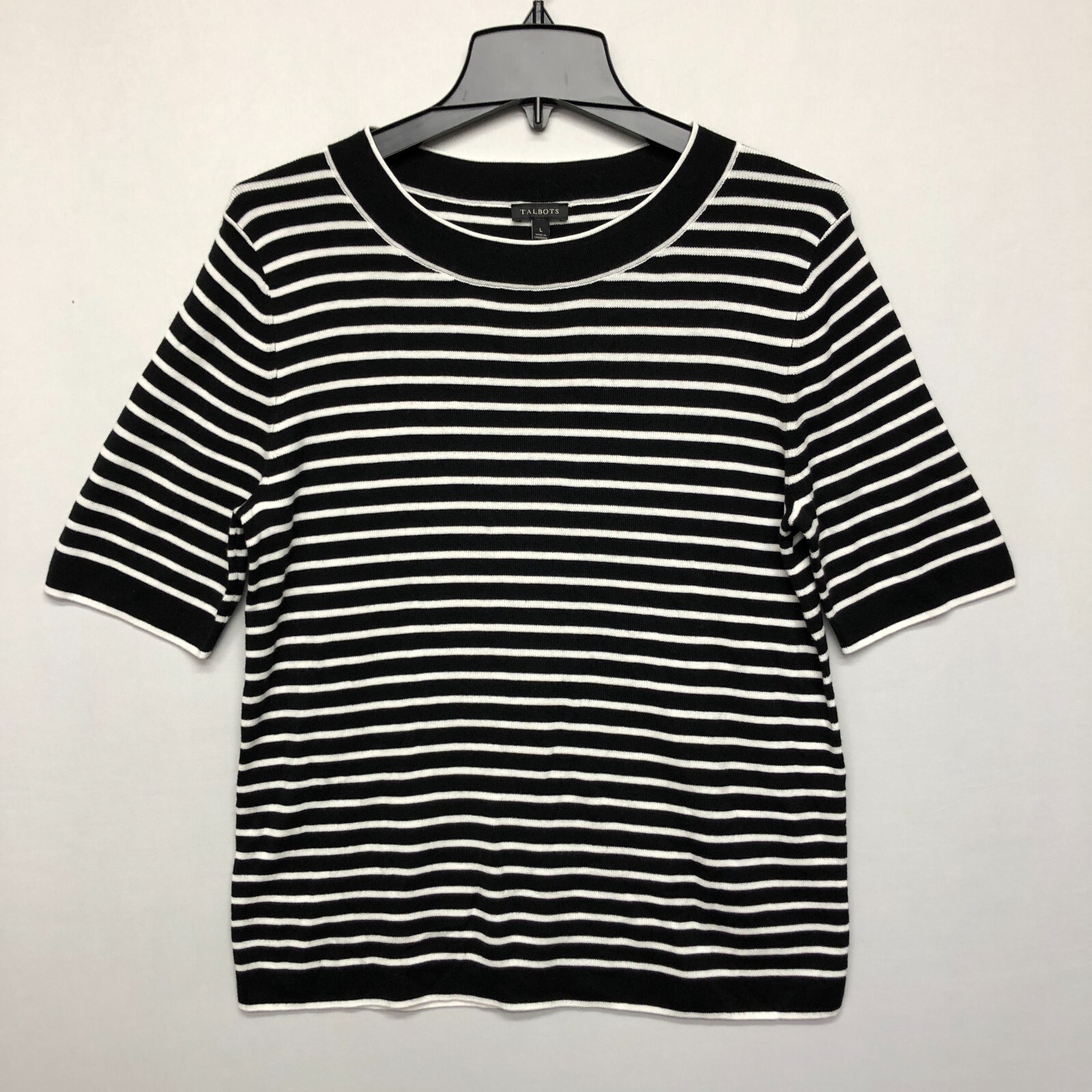 Talbots Women Short Sleeve Stretch Knit Top Shirt… - image 1