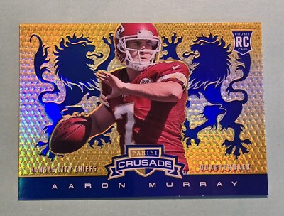2014 Panini Rookies & Stars AARON MIRRAY #2 Rookie RC Crusade Prizm KC Chiefs 