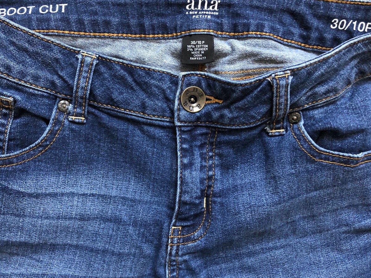 Jean Bootcut (pattes D'eph') A.n.a Pour Femme Taille 10 Petite (10P) - Occasion En Très Bon état, Stretch