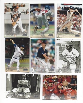 2015 TOPPS STADIUM CLUB - STARS, ROOKIE RC'S, HOF - WHO DO YOU NEED!!!