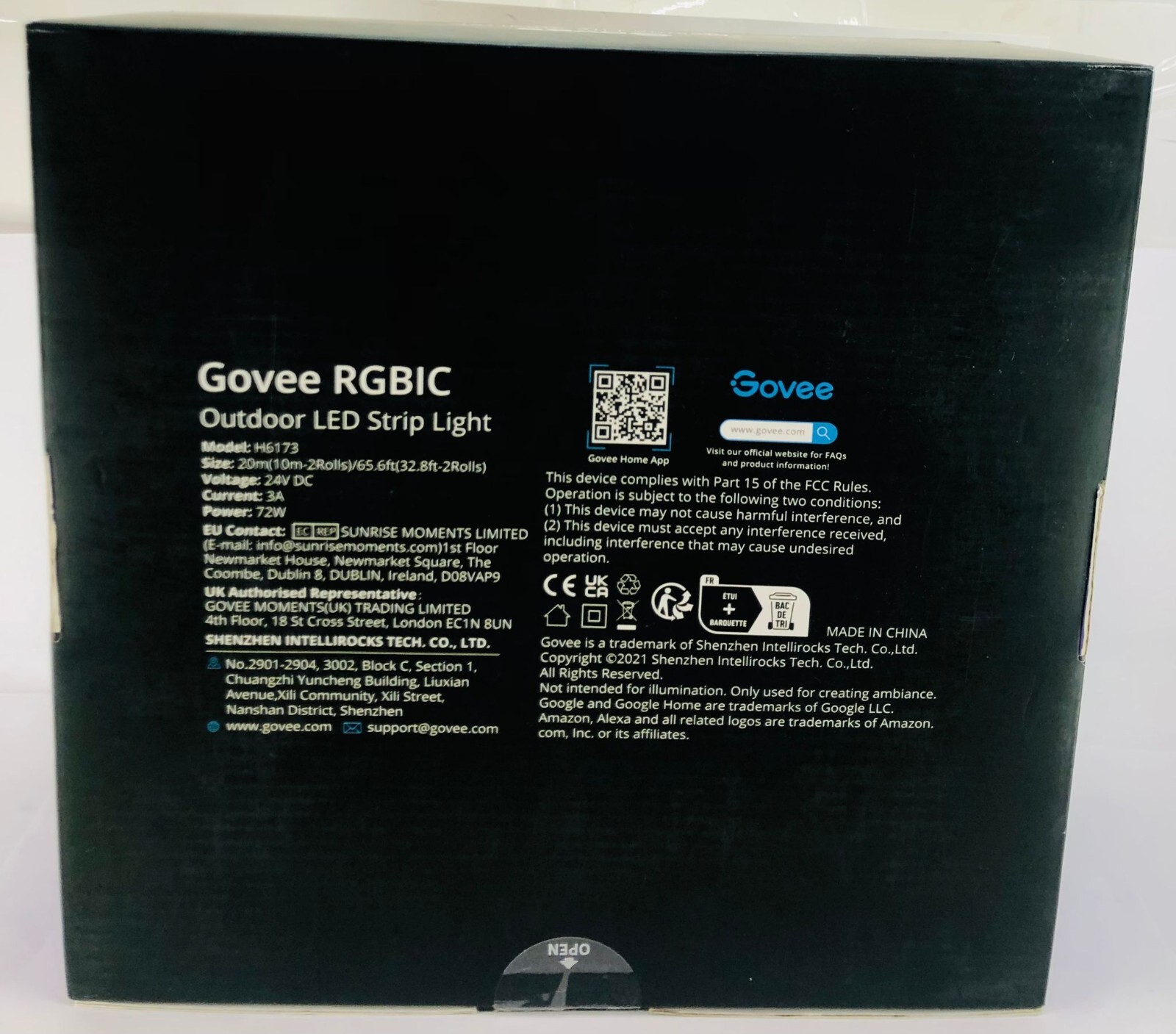Govee RGBIC Outdoor LED Strip Light eBay