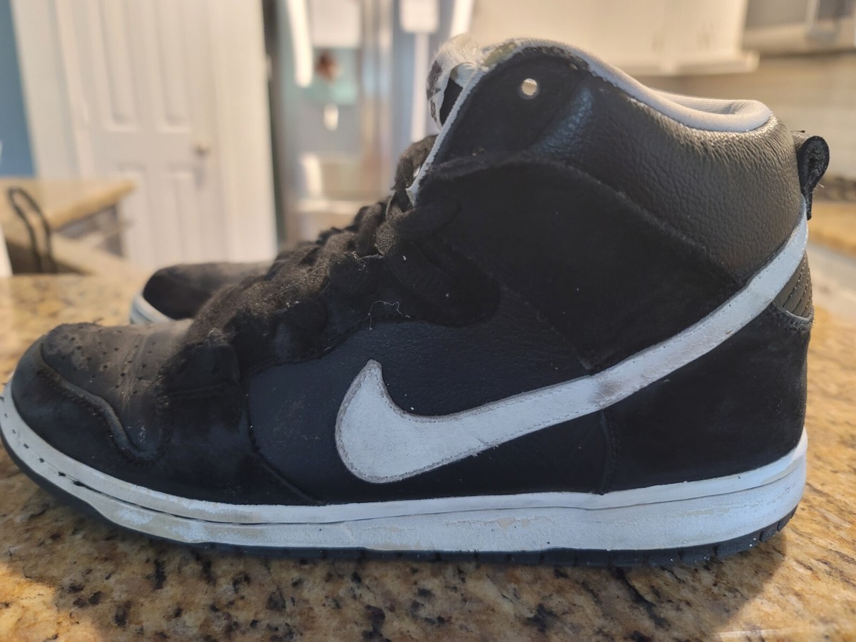 Nike SB Dunk High Pro Venom Shoes Black White 305050 008 Sz 9
