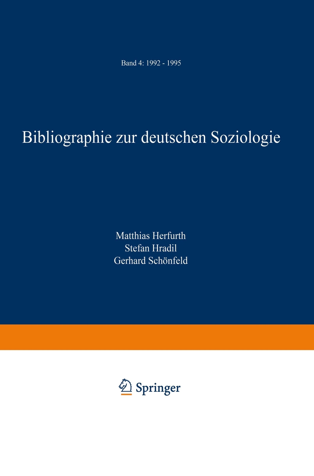 Thumbnail - Matthias Herfurth (u. A.) | Bibliographie Zur Deutschen Soziologie |