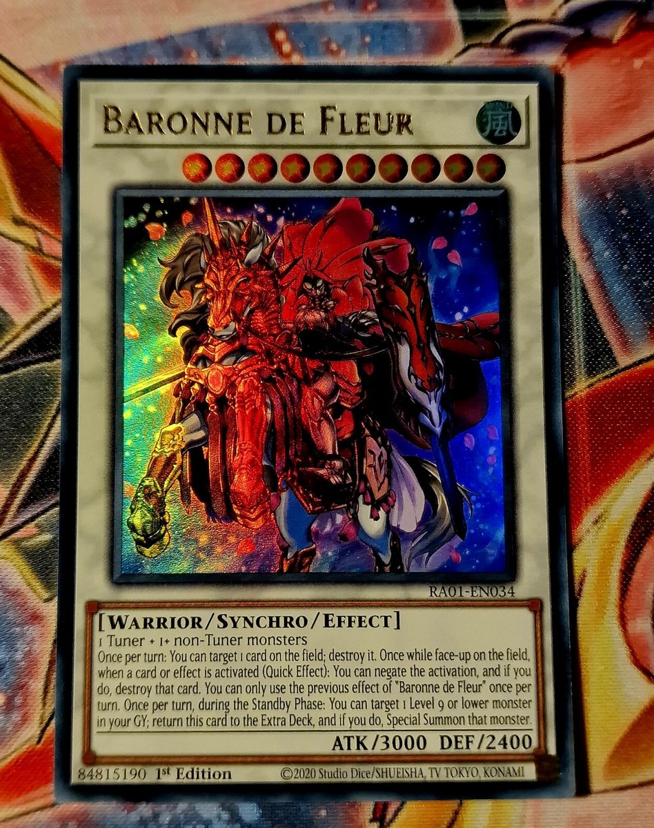 Baronne De Fleur - RA01-EN034 - Ultra Rare 1st Edition