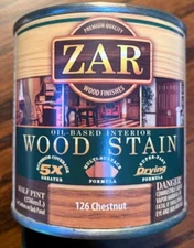 ZAR Interior Stain 126 CHESTNUT  1/2 Pint