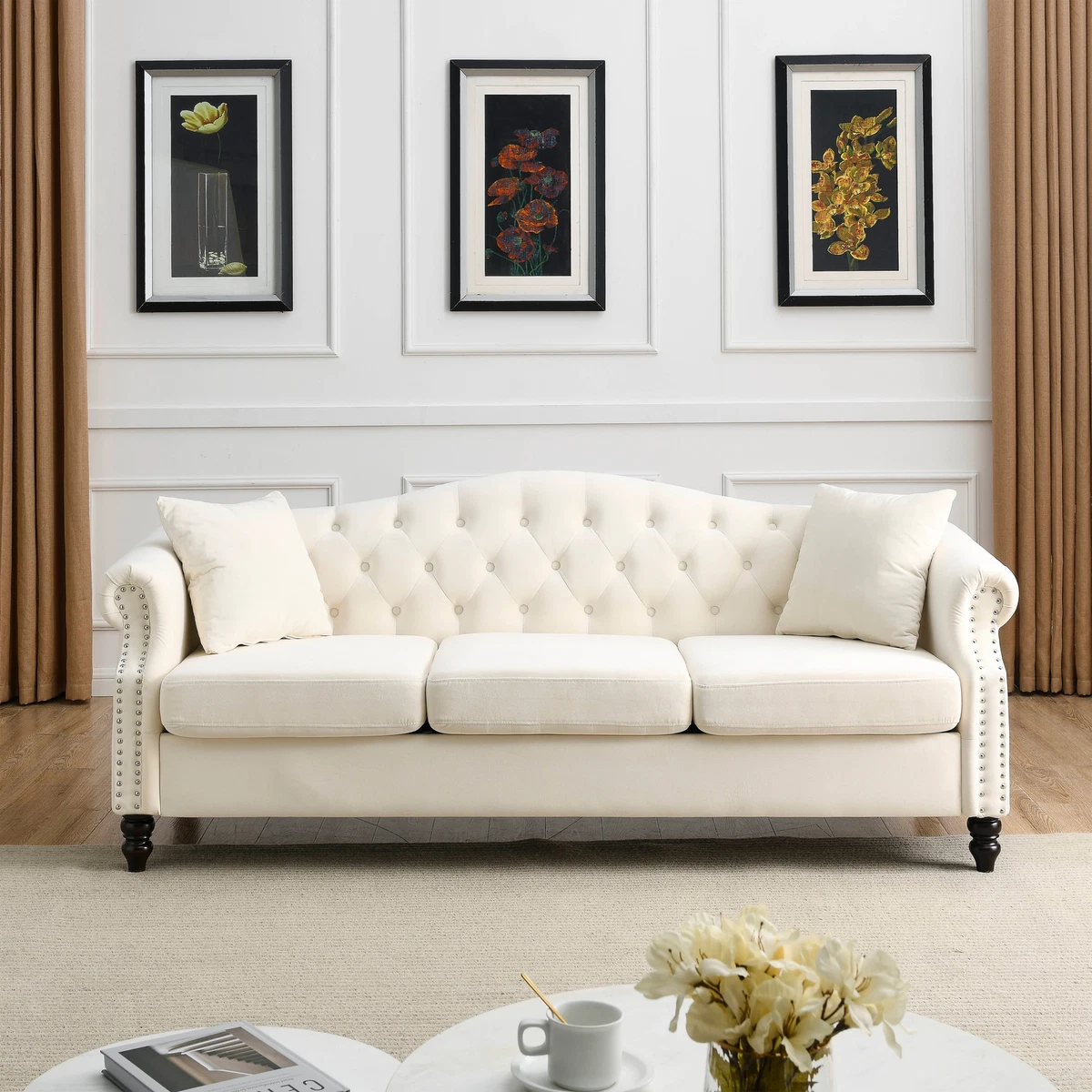 Tufted 2024 settee loveseat