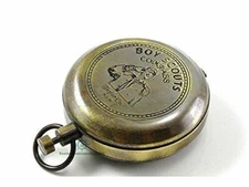 Nautical Antique Boy Scouts Compass Eagle Scout Compass Push button Compass Gift