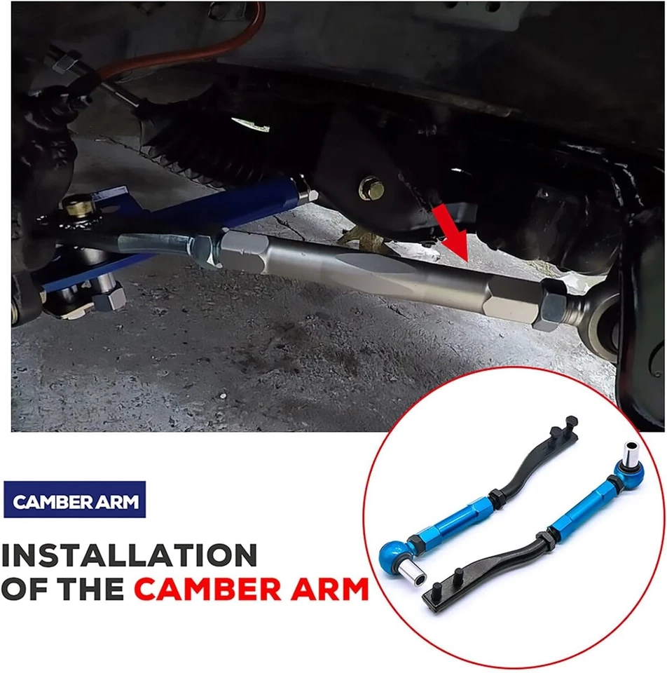 Traction Control Arms Tension Rods For Infiniti Y33 Q45 Nissan 240SX S14 S15 - Image 4 of 4