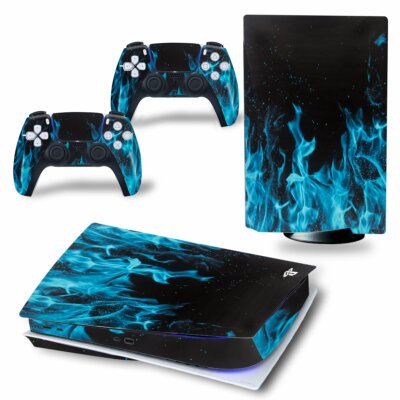 5 In 1 New Cool Design For PS5 Disk Skin Sticker Decal Cover For Playtation 5 Co - Foto 6
