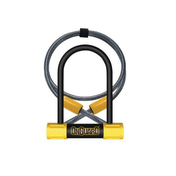 lucchetto ad arco bulldog mini 90 x 140mm cavo acciaio Onguard antifurto