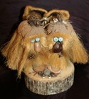 VTG Coconut Husk Creature Monster Sculpture Tiki Bar Decor All Natural  w/ tag — photo 8