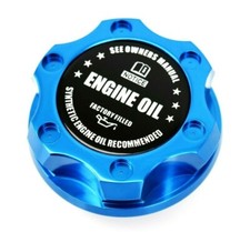 Vms Racing Blue Synthetic Only Engine Oil Cap For Dodge Viper Ram Srt10 Bk
