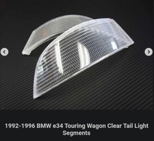 BMW E34 ESTATE TOURING CLEAR REAR INDICATOR LENSES