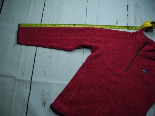 Patagonia Girls' Better Sweater 1/4 Zip Fleece Pullover Youth Size Large 12 - Picture 9 of 9