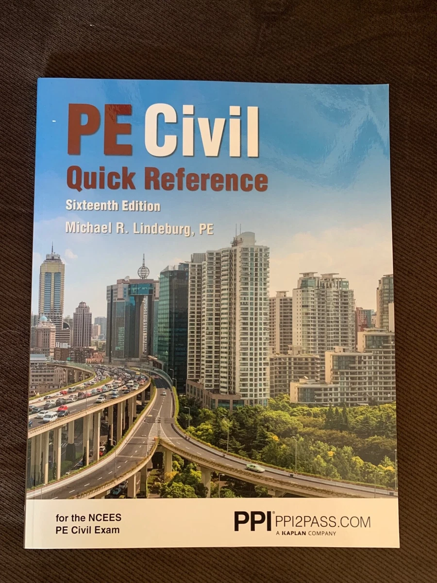 PPI PE Civil Quick Reference, 16th Edition