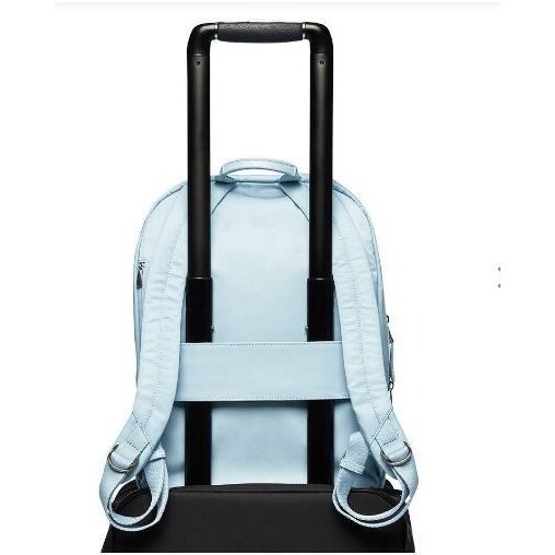 Knomo London Travel Book Bag Laptop Beauchamp Sky Blue