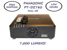 Low Hour Panasonic PT-DZ780 HD 1080p Digital Theater Projector - 7,000 Lumens!