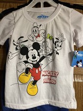 Mickey and Friends T-Shirt  Pants outfit  Size 4