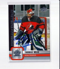 THOMAS MILIC autographed SIGNED '23 Upper Deck TEAM CANADA card #149