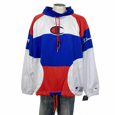 red white and blue champion hoodie