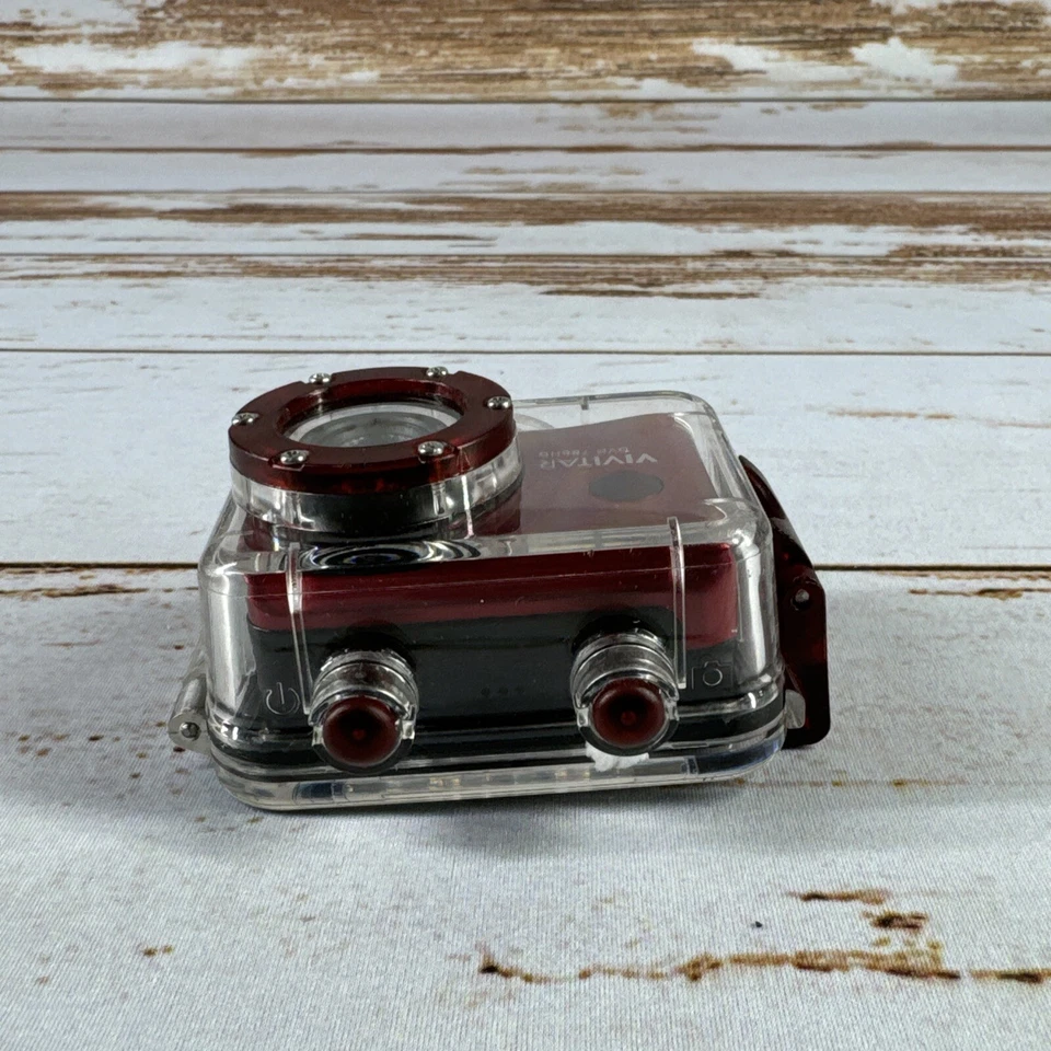 Vivitar DVR786HD HD Waterproof Action Camcorder Red Only - Image 3 of 4