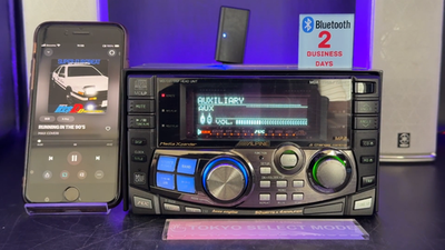 Alpine MDA-W966J 2Din Car Audio CD MD Player Added Bluetooth JDM