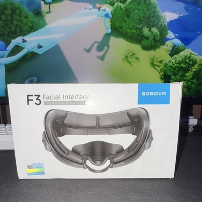 BOBOVR F3 Facial Interface for Meta Quest 3 Headset, Black, MPN X004QFAX09