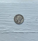 1921-P MERCURY SILVER DIME, About Good/Good condition, See picture! Key date!