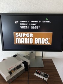 Super Mario Bros Duck Hunt Track Meet Nintendo Entertainment System NES 1990 Wor