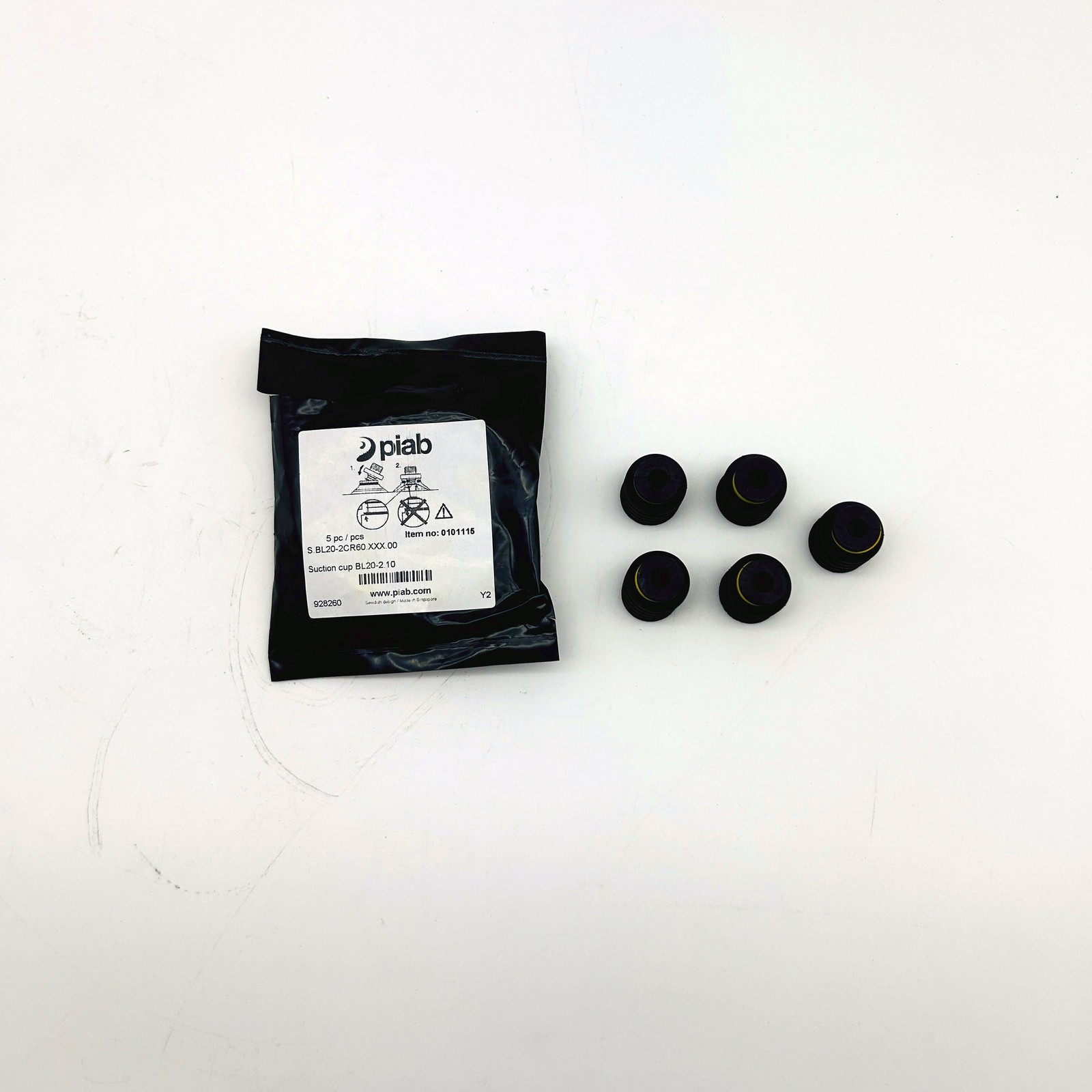 Piab BL20-2.10 Vacuum Suction Cup Machine Part Pack of 5