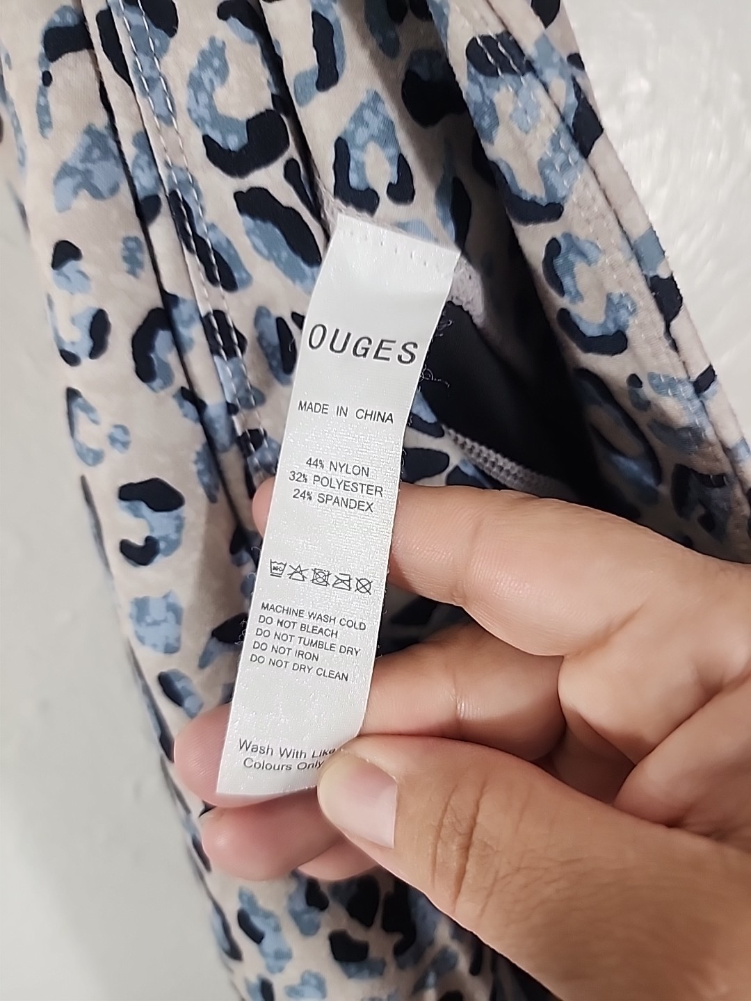 Ouges Cropped Cheatah Print leggings XL - image 6