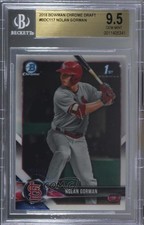 2018 Bowman Draft Chrome Nolan Gorman #BDC-117 BGS 9.5 GEM MINT 4f5